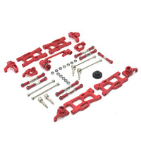 Front/R Suspension Arms Metal Steering Cup Steering Linkage Front CVD Motor Gear For WLtoys 1/14 144001 1/12 124016 124017 18 19