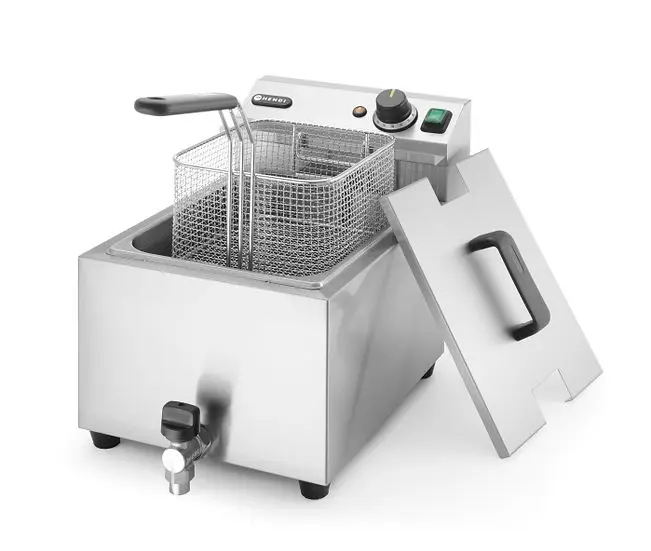 Industrial Fryer with Temperature Limiter 1-Tank 1-Basket Electric Fryer With Tap