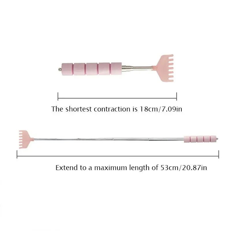 7 Claws Extendable Portable Telescoping Metal Back Scratchers Hand Massager With Handles For Thanksgiving Birthday Gift