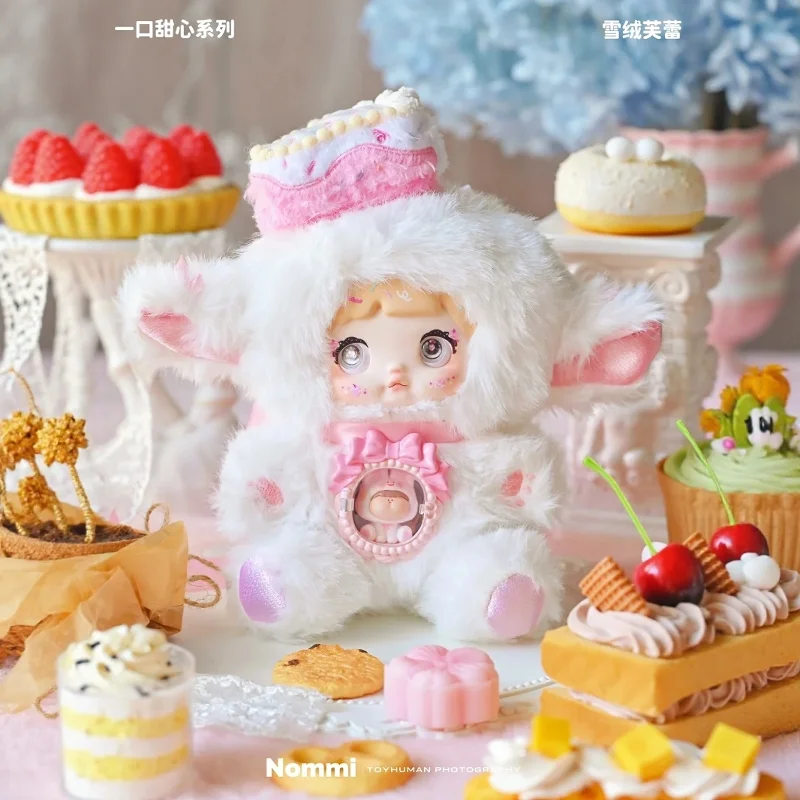 

Плюшевые виниловые игрушки Nommi Amlls Sweetheart Bite Series: коллекционные куклы-сюрпризы в закрытых коробках, милые виниловые модели, мягкие подвески, модный подарок для девочек