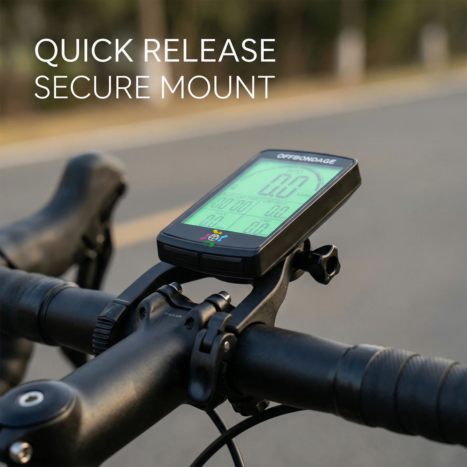 OFFBONDAGE GPS Bike Computer 3.5 Screen Waterproof Lightweight Bicycle Speedometer Cycling Odometer Bicycle Accessories