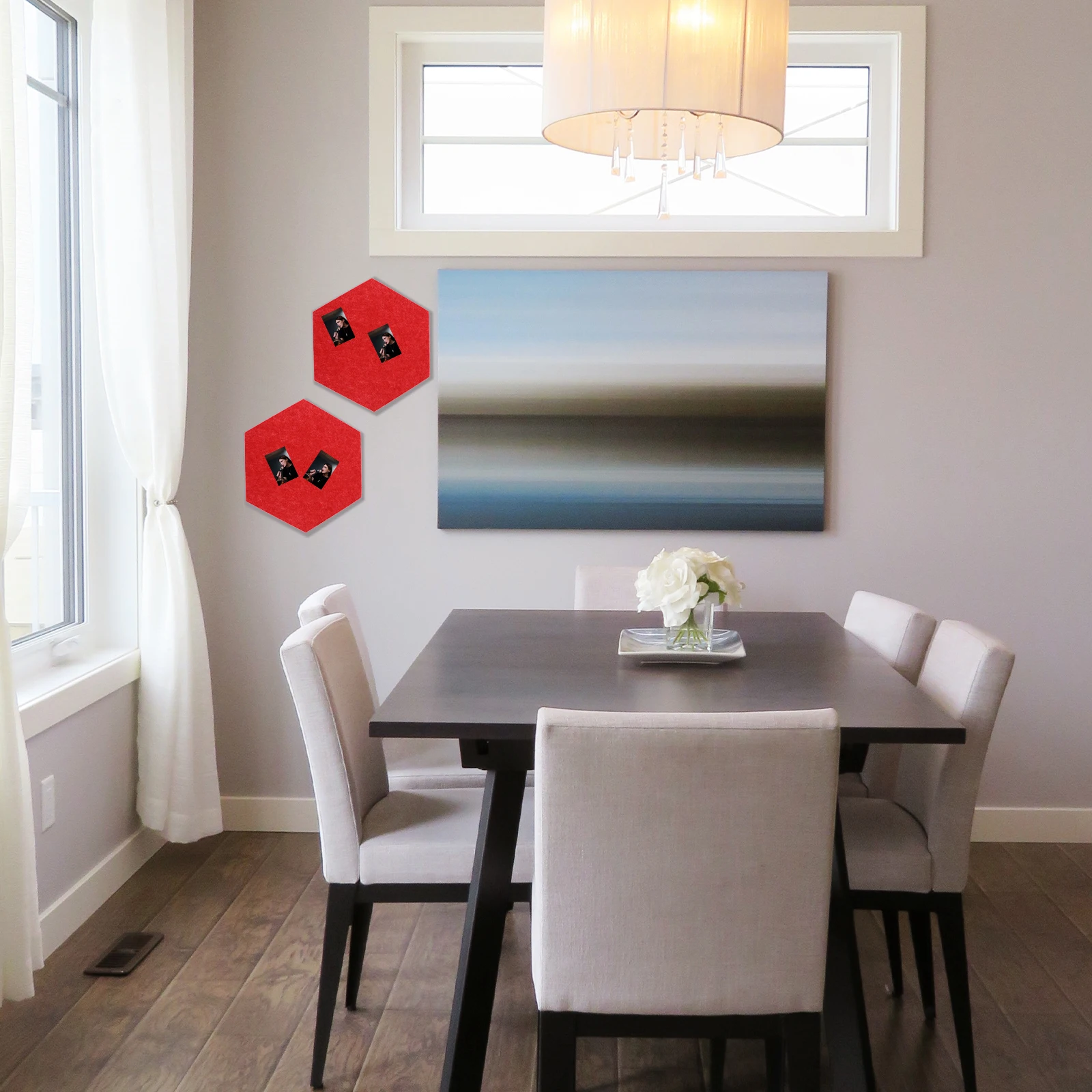 

12 Pcs Felt Panel Wall Stickers Message Board Home Office Decor Photo Message Board For Home Display Felt Material