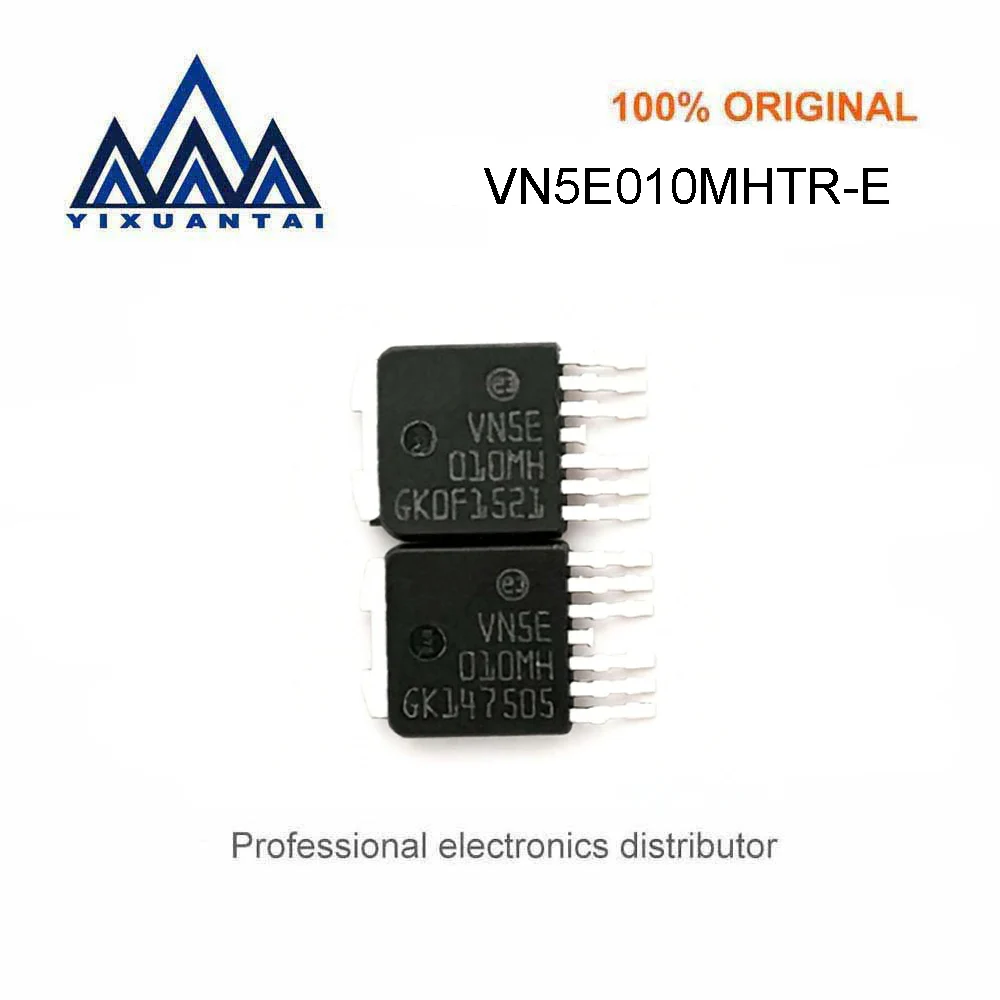 10pcs/Lot  VN5E010MHTR-E  VN5E010MH【Power Switch/Driver 1:1 N-Channel 60A HPAK  TO-252-7】New and  Original