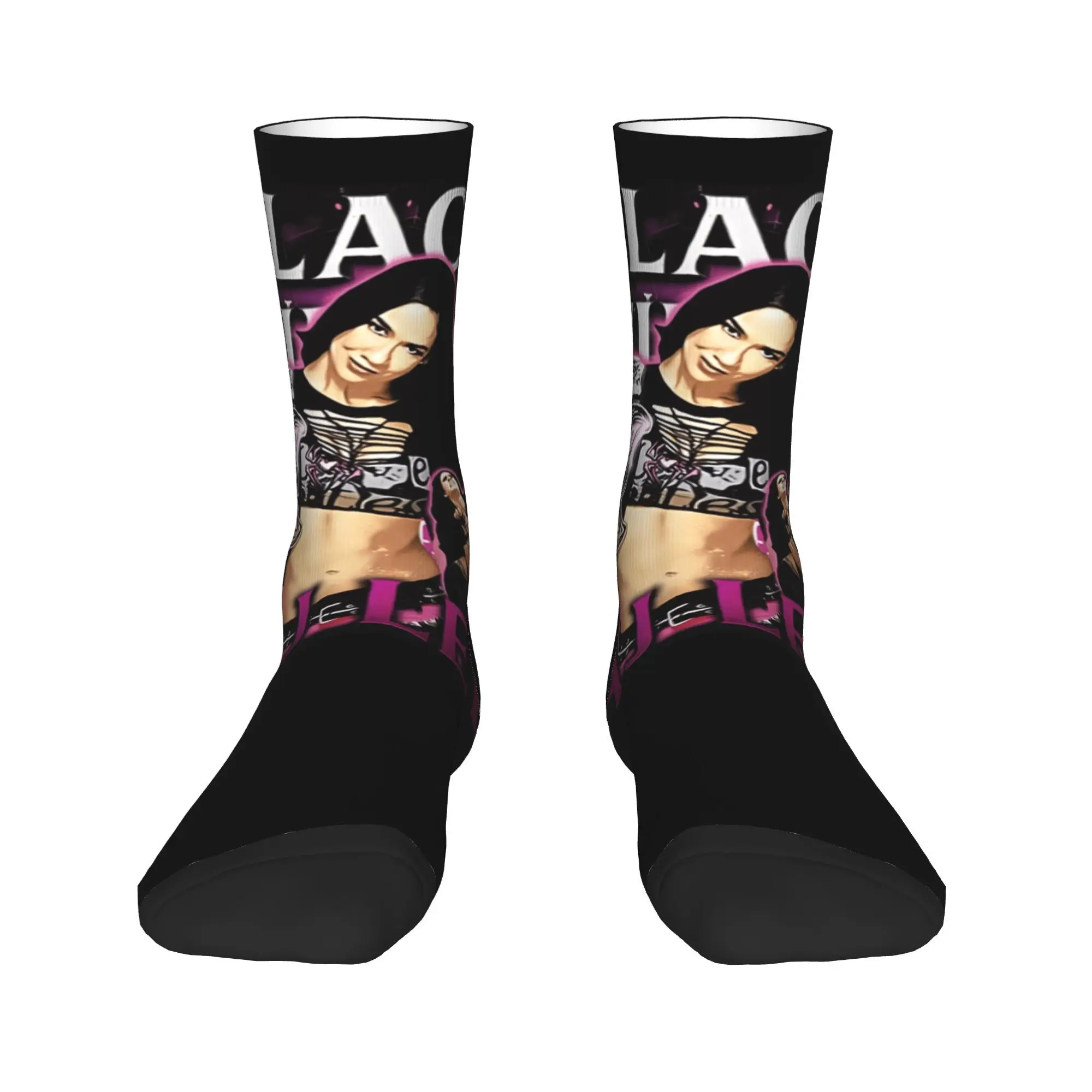 AJ Lee Wrestling Divas  Stockings  Elegant Socks Men Comfortable Socks Winter Outdoor Pattern Non Slip Socks Gift