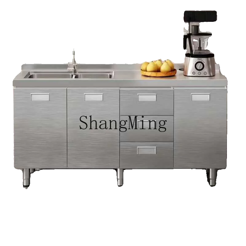 CL vegetable basin integrated cabinet household sink single and double dishwasher thickened small cabinet