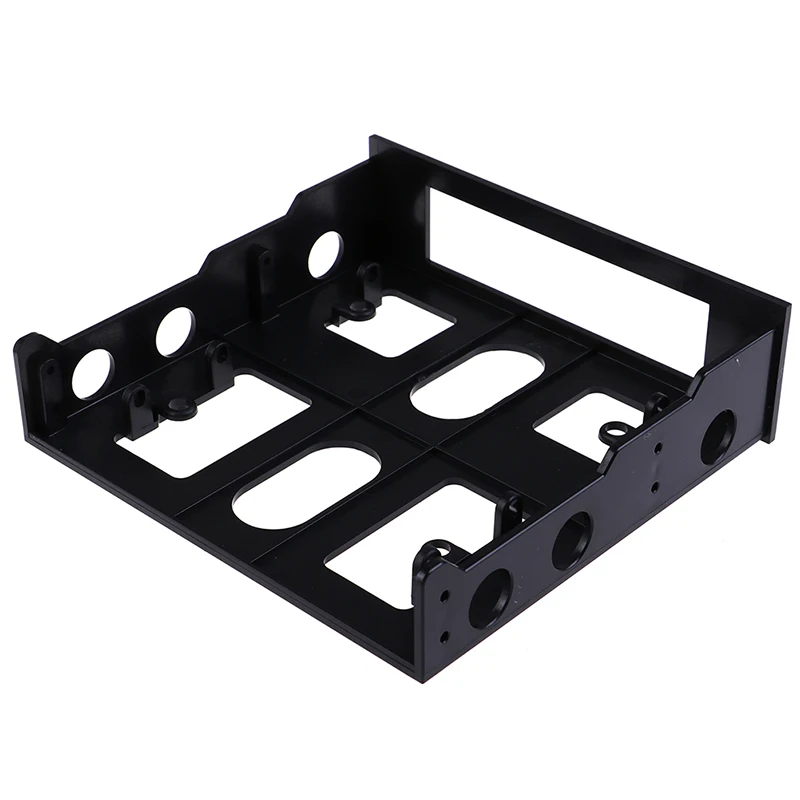 

Black Drive Bay Adapter Mounting Bracket 3.5" to 5.25" Computer PC Case Compatible with ATX/MATX/MicroATX Motherboards