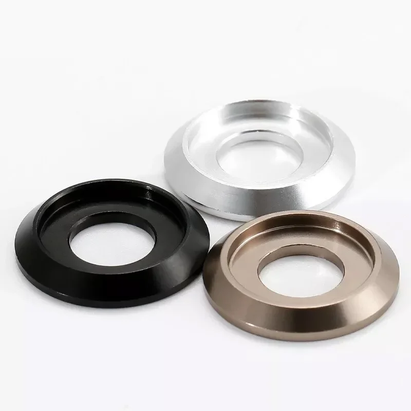 Cup Head Washer M2 M2.5 M3 M4 M5 M6 M8 Aluminum Alloy Colourful Aluminum Cnc Washer For Anodized Button Head Screw Bolts