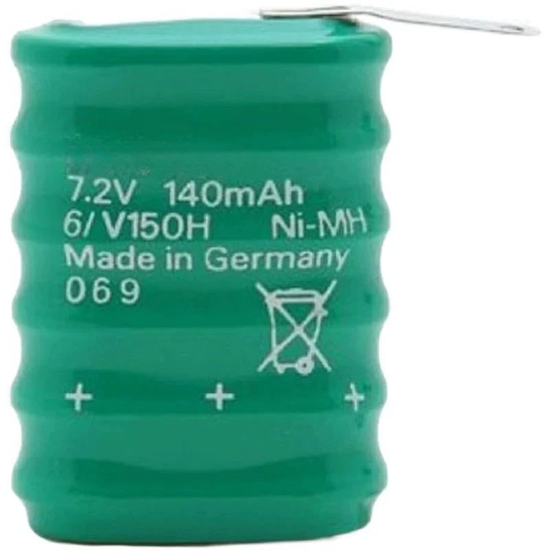 .。for Varta 6/V150H 7.2V 150mAh with solder feet.。