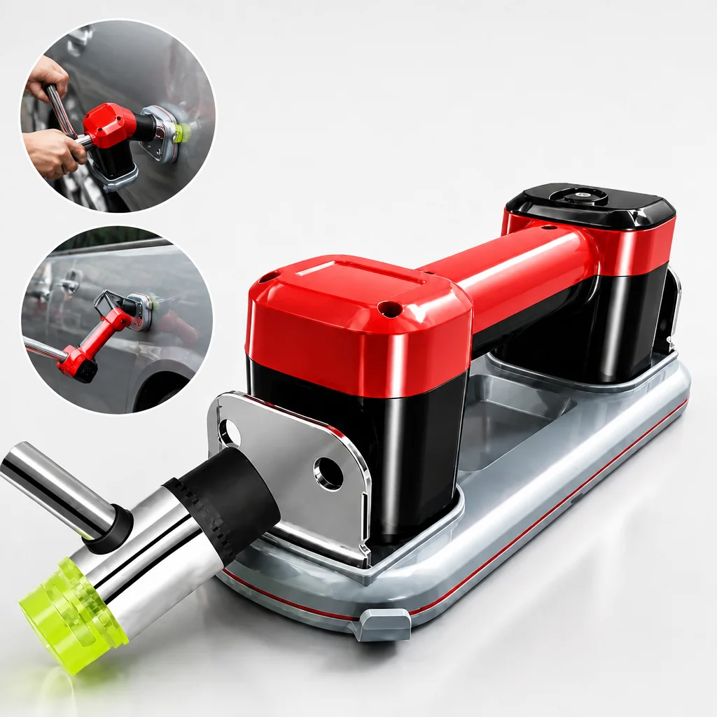 Cordless Electric One-Click Start Vacuum Lifter Percussion Suction Cup Repair Tool