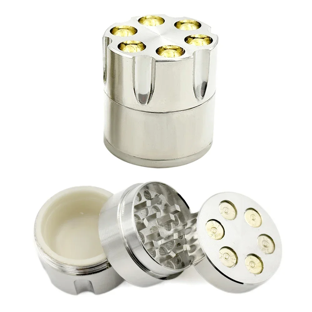 Herb Grinder 3 Layers Herbal 30mm 40mm Zinc Alloy Grinder Smoke Crusher Hand Muller