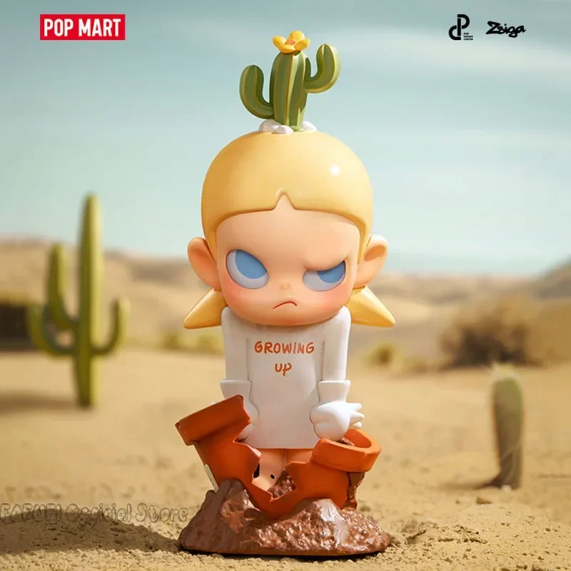 

POPMART Zsiga Growing Up Elevator Blind Box Toys Kawaii Anime Action Figure Caixa Caja Surprise Mystery Box Dolls