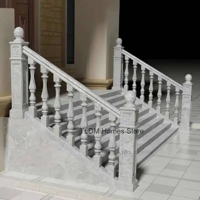 

Outdoor Thickened Home Column Cement Villa ABS Mold Indoor Roman Guardrail Molds Cast-in-place Staircase Stair Art Handrail Mold