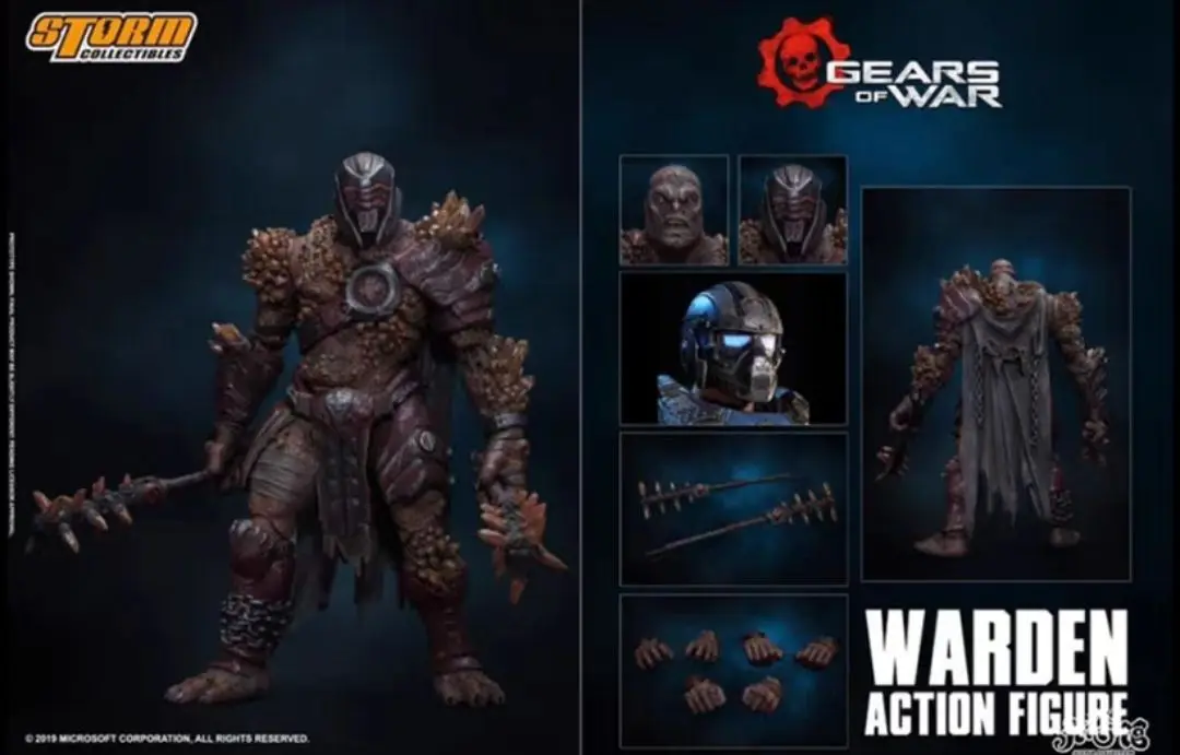 Figura de acción coleccionable War Machine 5 Swarm Warrior Orc Warden 1/12 de Storm Toys, en stock, ideal para regalo.