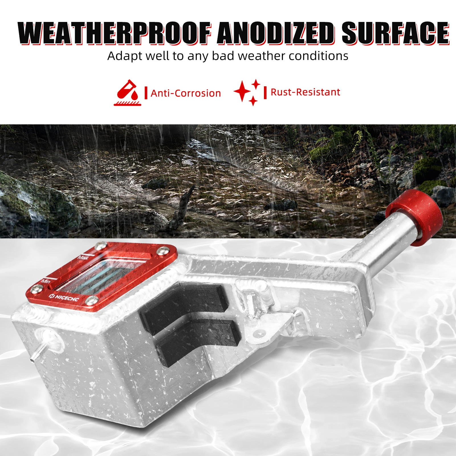 Für Honda TRX450R ER Kühlerbehälter Tank mit Kappe ATV Kühlmittel Squid Container für Honda TRX450R 2006-2009 TRX450ER 2006-2014 – Detail 9