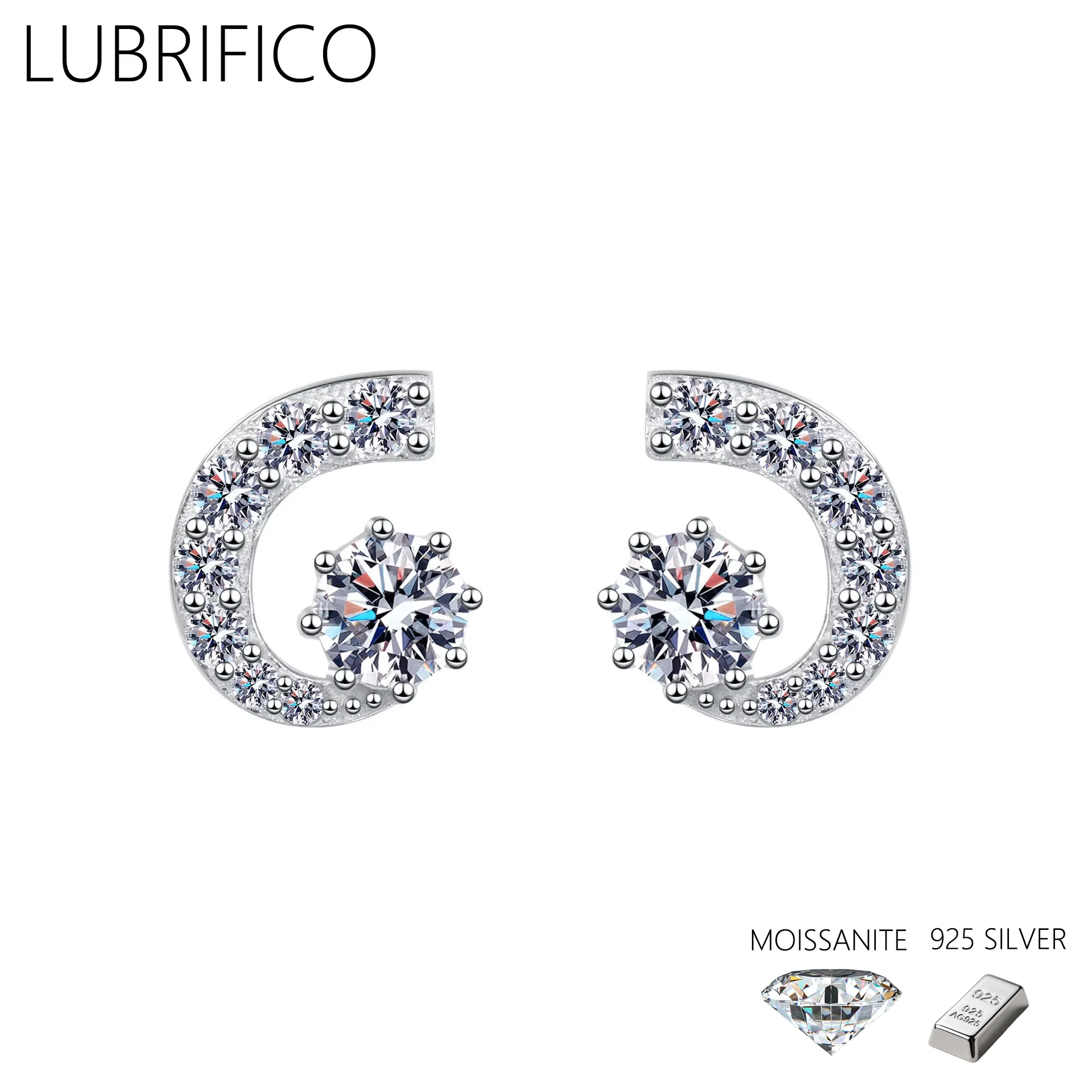 

Серьги-гвоздики с муассанитом в форме полумесяца 1,5 мм-5 мм, стерлинговое серебро 925 пробы, лабораторные серьги с бриллиантами для женщин, ювелирные изделия, свадебная вечеринка