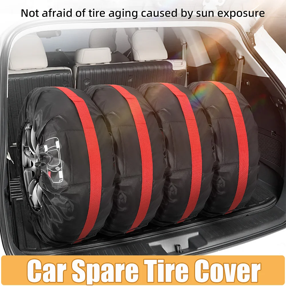 

13-16 дюймов 16-20 дюймов автомобильный чехол для запасного колеса защитная сумка пылезащитный водонепроницаемый универсальный чехол для колесных шин портативные сумки для автомобиля