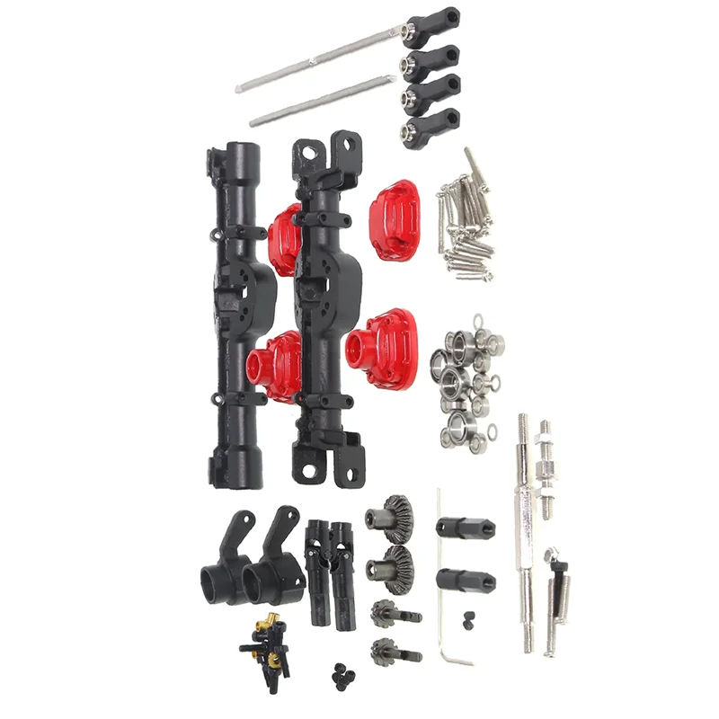 

A13Q-For MN Model 1:12 D90 D91 D96 98 99S RC Car Spare Parts Metal Upgrade Gear Rotating Assembly Kit