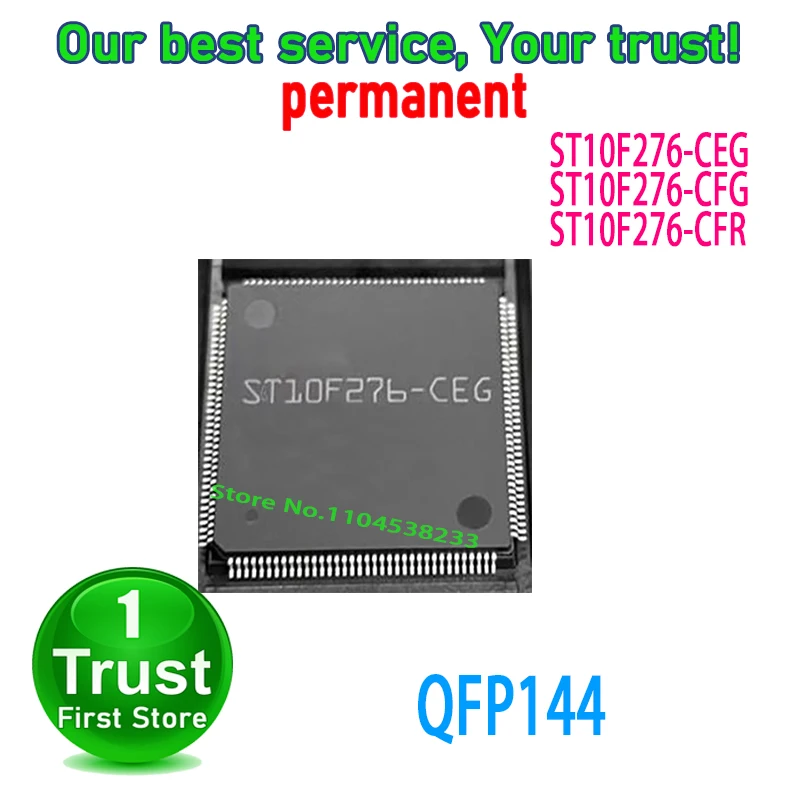 1PCS~2PCS/LOT ST10F276-CEG ST10F276-CFG ST10F276-CFR QFP144 NEW and Original in Stock