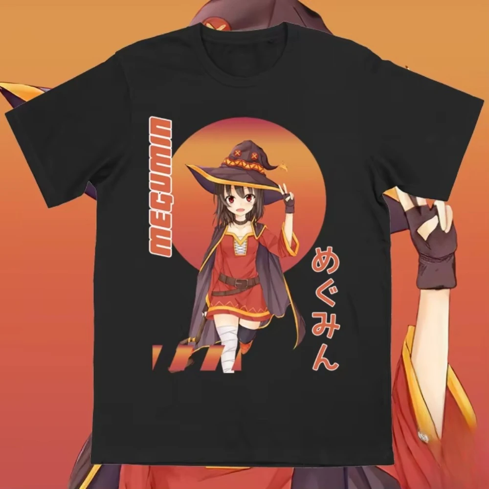 ANIME TSHIRT - Konosuba - Megumin T-Shirt Anime girl cute style comics surrounding cosplay costumes