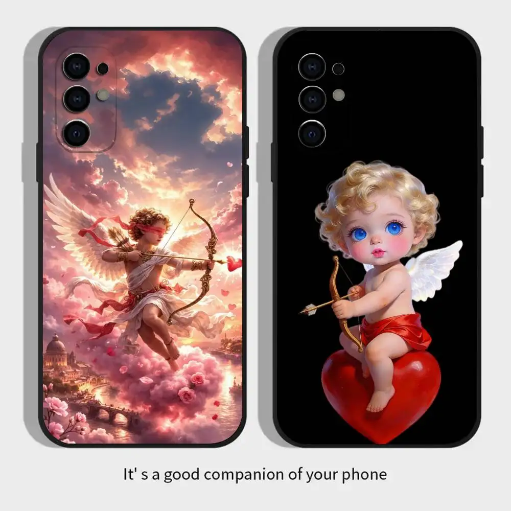 Cupid Precise Hole TPU Printed Phone Case For Samsung Galaxy S26/S25/24/23/22/30/21/10/9,Ultra,Plus