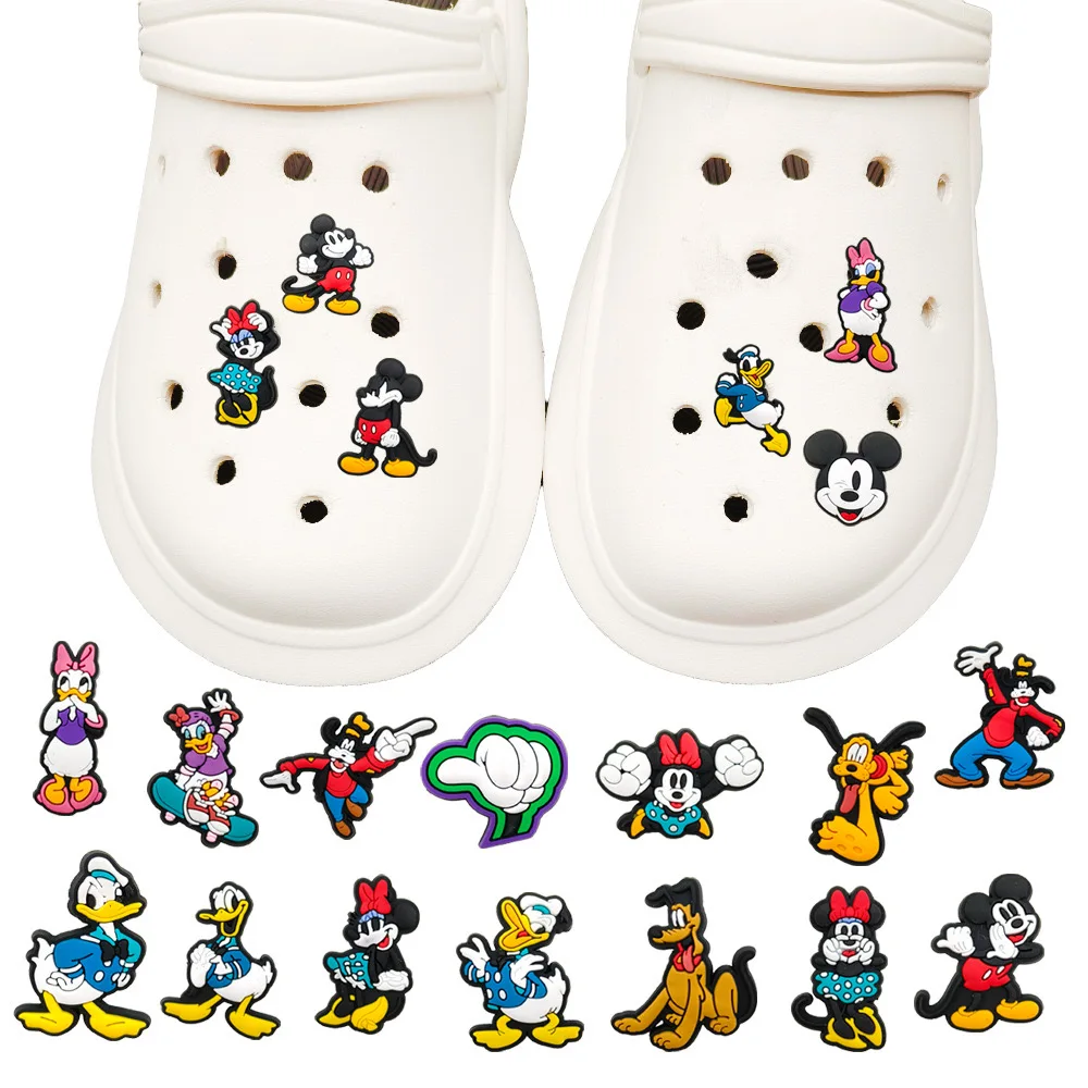 Mesucs 8–48 Stück Cartoon-Schuhanhänger für Damen, Herren, Mädchen, Schuhe, Dekorationszubehör für Clog-Sandalen, Armbänder, Taschen – Detail 8