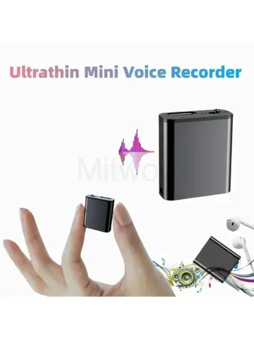 Mini Voice Recorder Portable Intelligent Voice Actived Recording Audio Sound Recorder HD Noise Reduction Mp3 Player Magnet OTG
