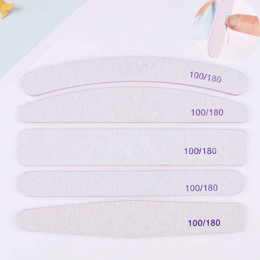 10個入りネイルバッファーセット、天然爪や付け爪用のダイヤモンドネイルファイル付き、マニキュアアートツールキット、サロン・家庭用サンダーポリッシャー