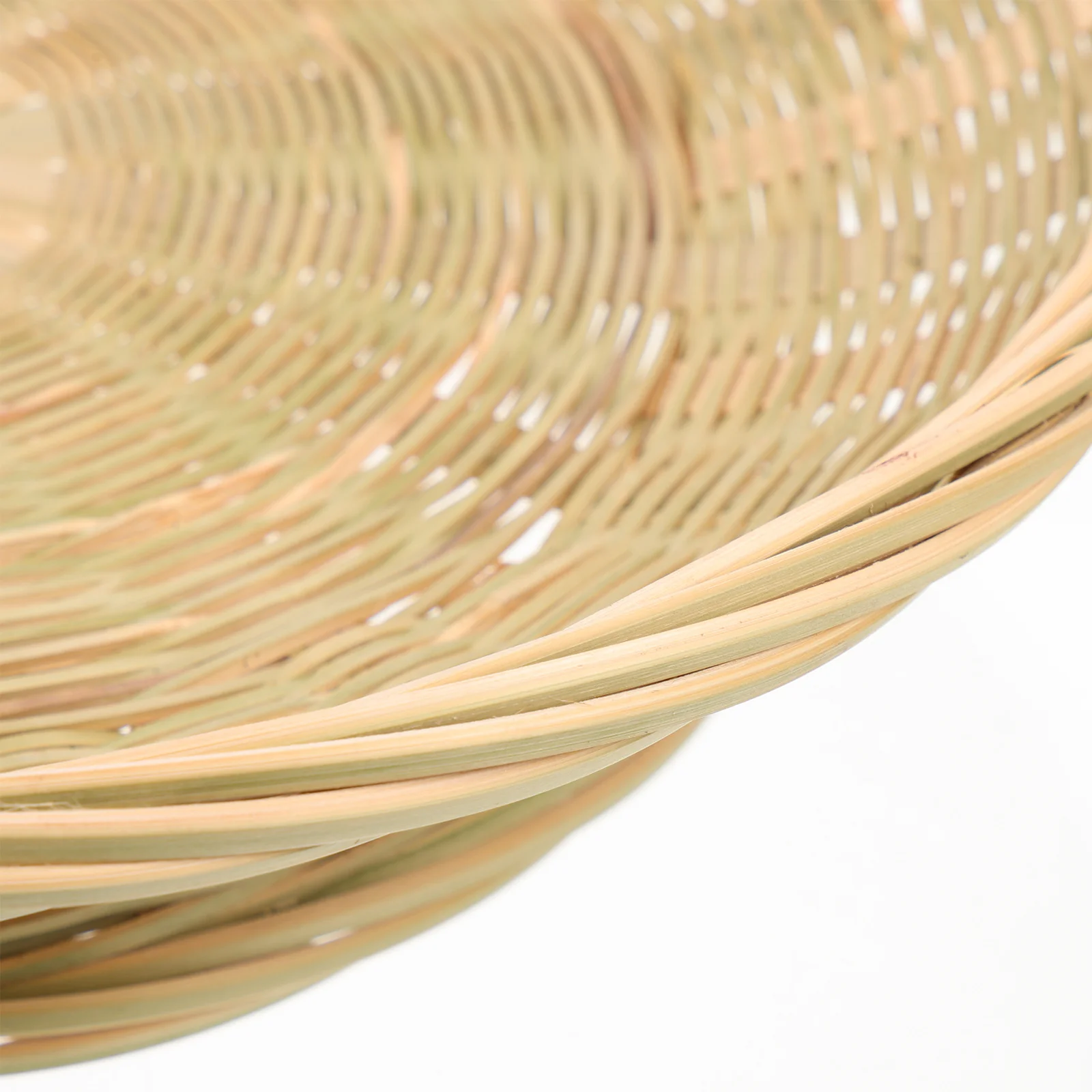 

Handmade Bamboo Holding Basket Functional Fruit Plate for Kitchen Storage Serving Dry Fruits Chocolates Home Gift Idea