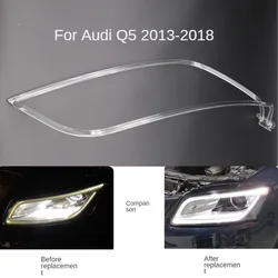 For AUDI  Q5  2013-2018  DRL Light guide plate Light guide tube Headlight Daytime Running Light Guide  Angel Eye
