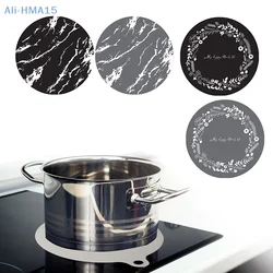 Stove Mat Pad Fiberglass Induction Cooktops Magnetic Non-slip Silicone Scratch Protector Heat Resistance For Induction Cooker