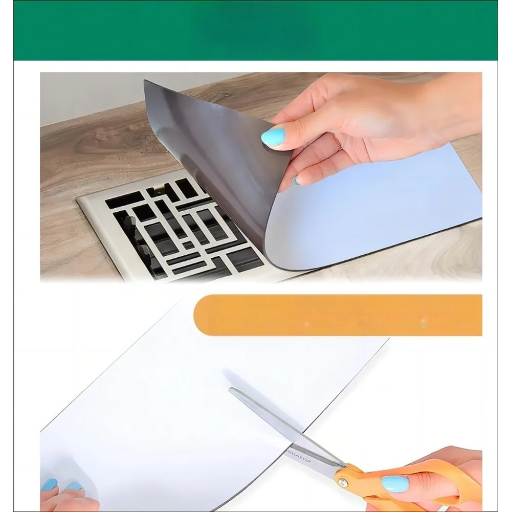 1pcs Magnetic Air Vent Cover  Home Floor Standard Air Registers Ventilation Cover Square Grille For Home Office Floor Wall