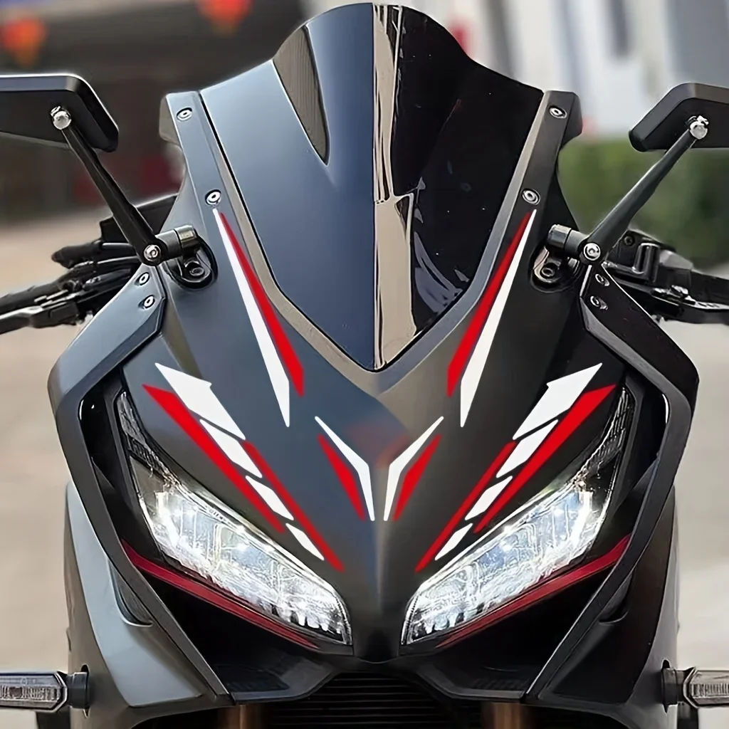 Custom Motorcycle Decals Waterproof 2D Flat Vinyl Stickers for Scooter Body Helmet Car Auto Modification Decoration