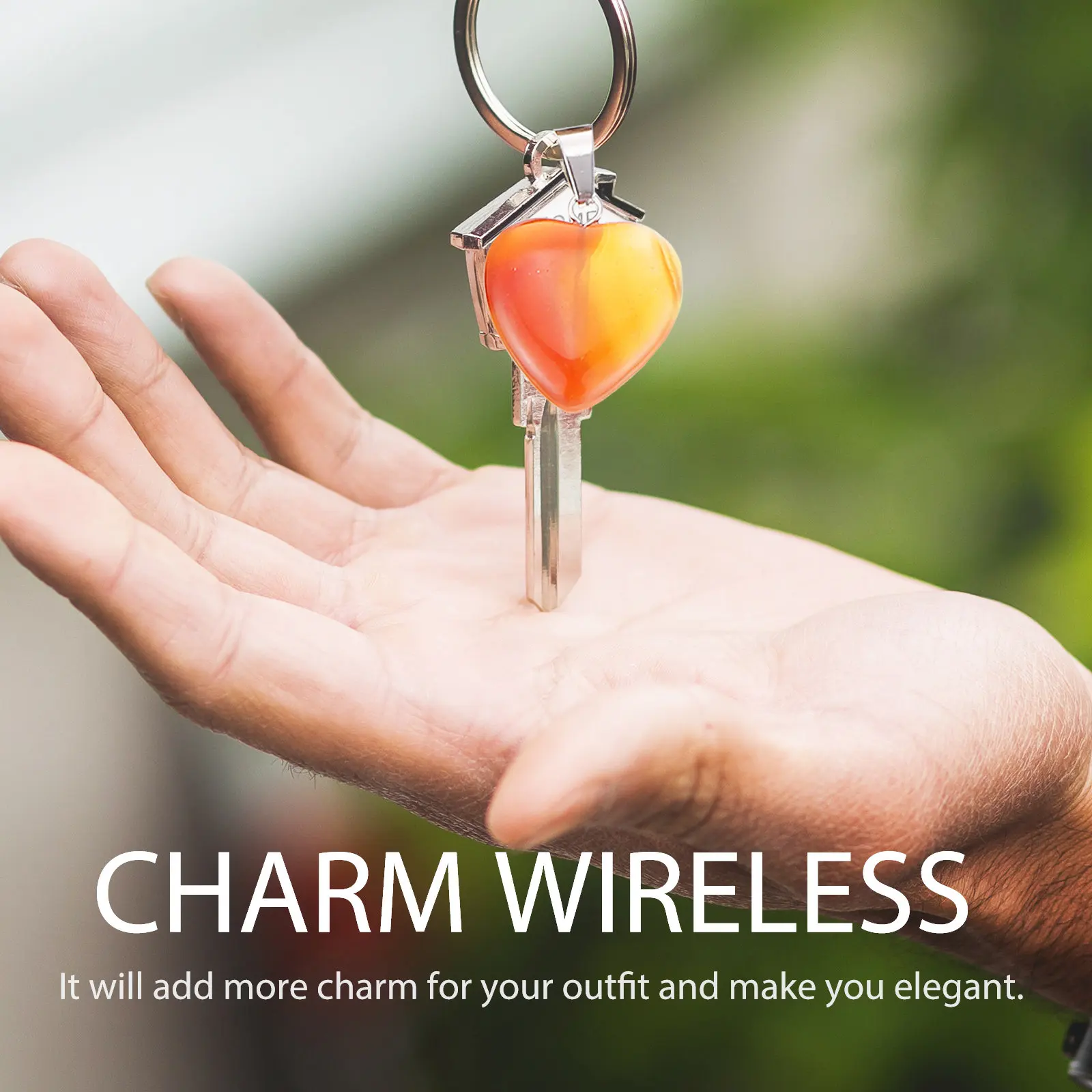 

20Pcs Heart Shaped Pendant Charms for Necklace Bracelet Earring Jewelry Making Premium Stone Material Durable Craft Supplies