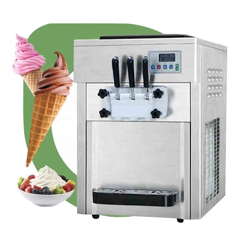 

Italian Automatic 20l Soft Service Tailor Small Capacity Ice-cream Maker A Glace Ice Cream Make Machine