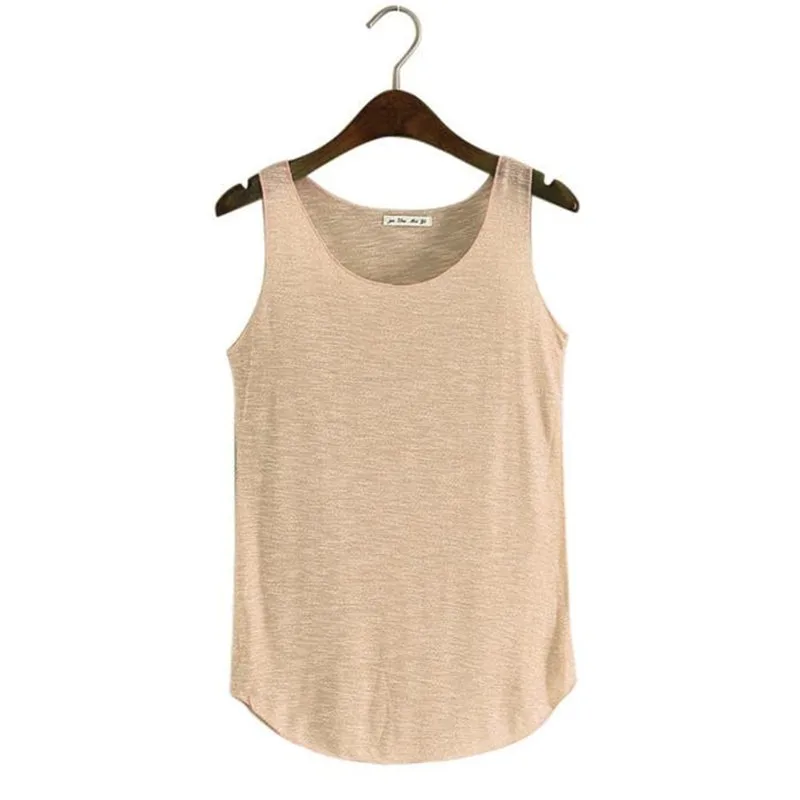 

Summer Fitness Tank Top New T Shirt One Size Loose Women T-shirt Casual Solid O-neck Slim Tops Fashion Woman Clothes