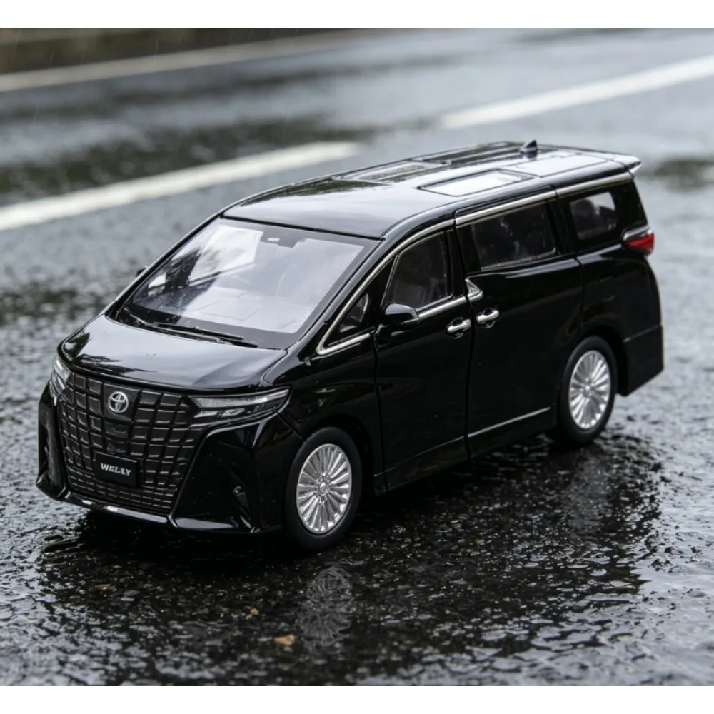 

1/36 Scale Toyota Alphard MPV Welly Diecast Car Model Collection Gift for Children