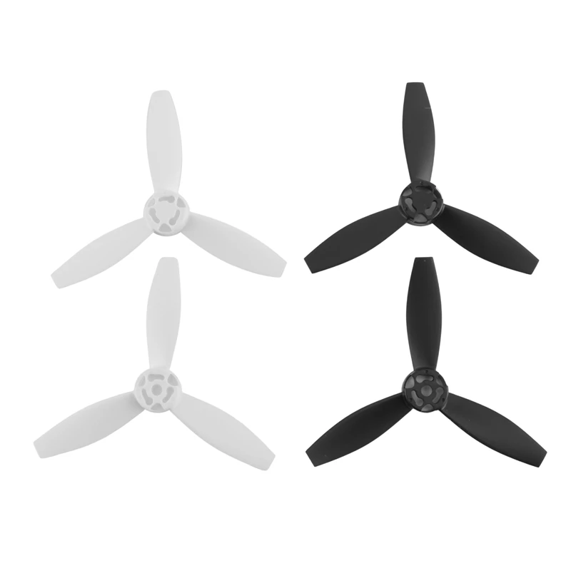 M03K 4 Propellers Props Replacement Parts Blades For Parrot Bebop 2 Drone Black White