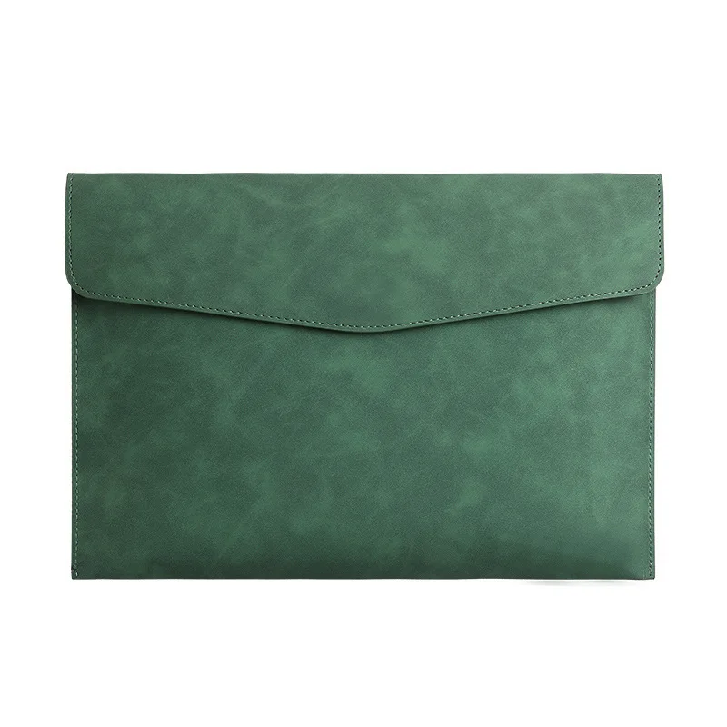 Leather A4/A5 File Bag Waterproof Wear-resistant Ultra-large Capacity Folder Business Office School File Storage Supplies