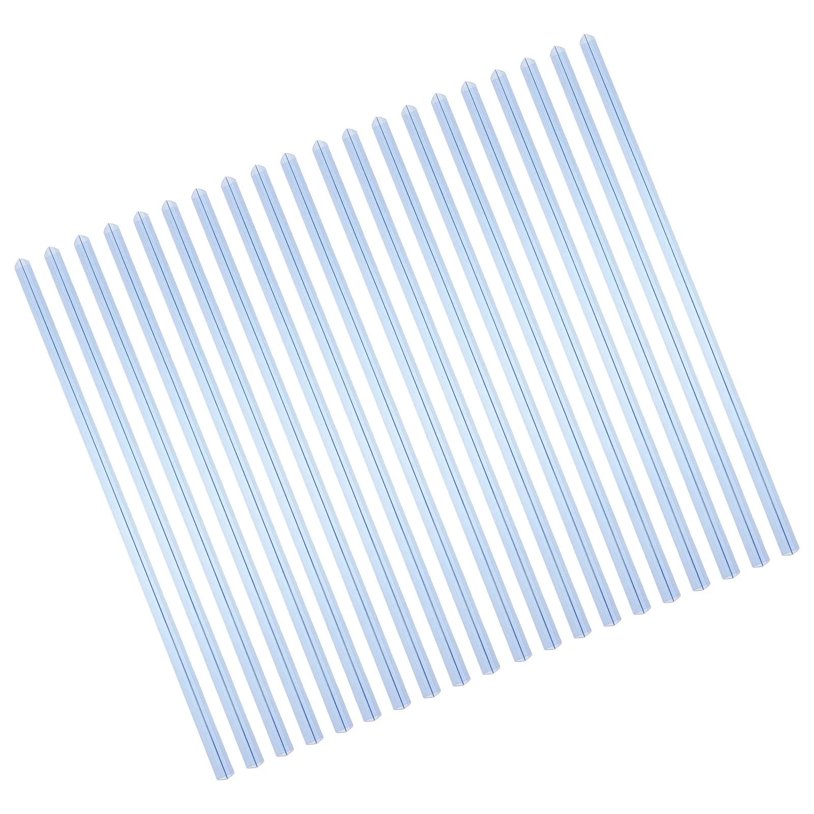 Barres de reliure transparentes en plastique, 20 pièces, pour documents en papier A4, organisateurs de couvertures de rapports, école et bureau