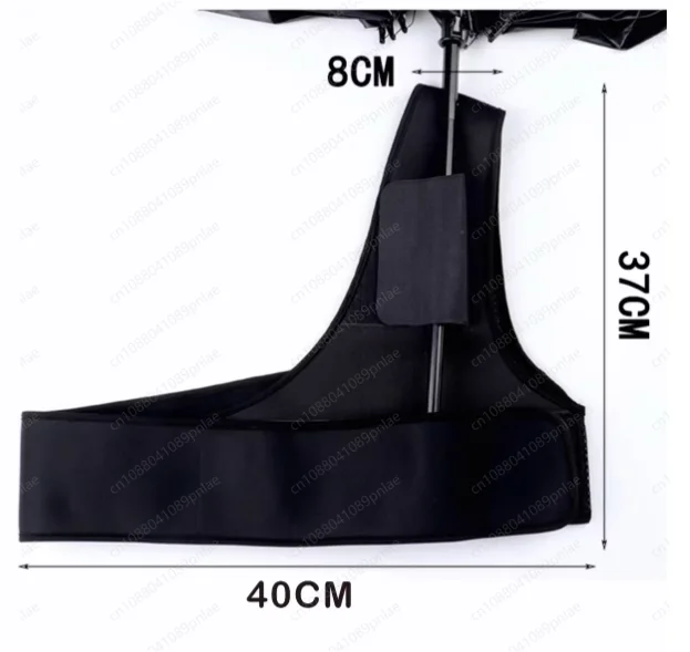 Portable Strap Head Umbrella, Rainproof, Dual-purpose Shading, Free Hands, Outdoor Large Umbrella Holder