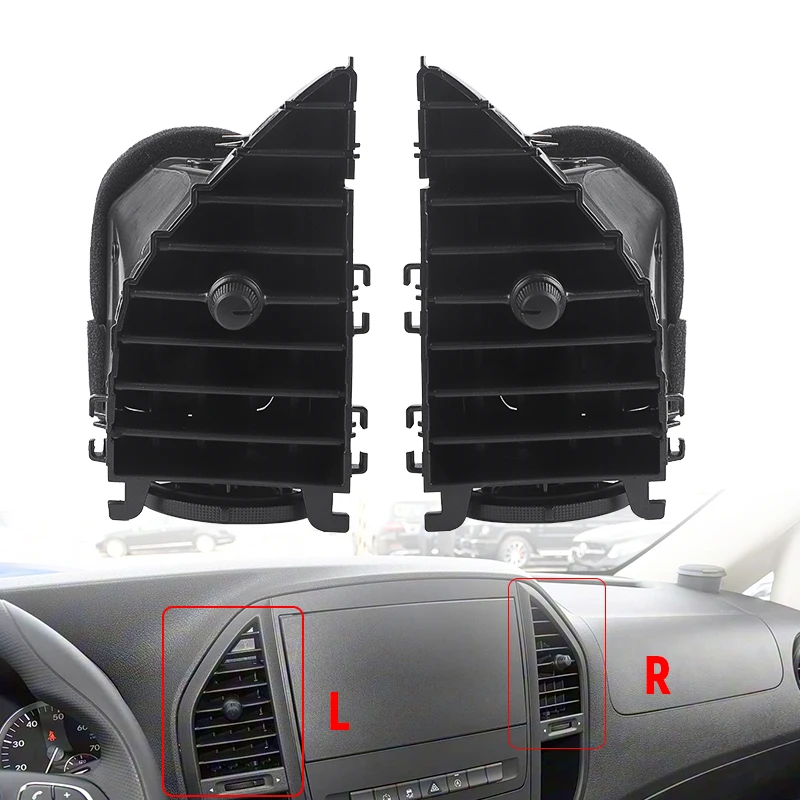 

Dashboard Center A/C Grille Vent Air Conditioner Outlet For Mercedes-Benz Vito V260 W447 W448 2017-2023 A4478300454 A4478300654