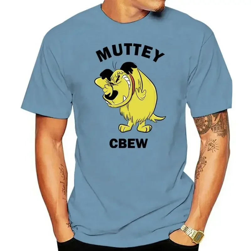 2024 summer Tee Shirts Hipster O Neck Official Men Wacky Races Muttley Crew Retro Cartoons T Shirt  Crew Neck(1) men clothing