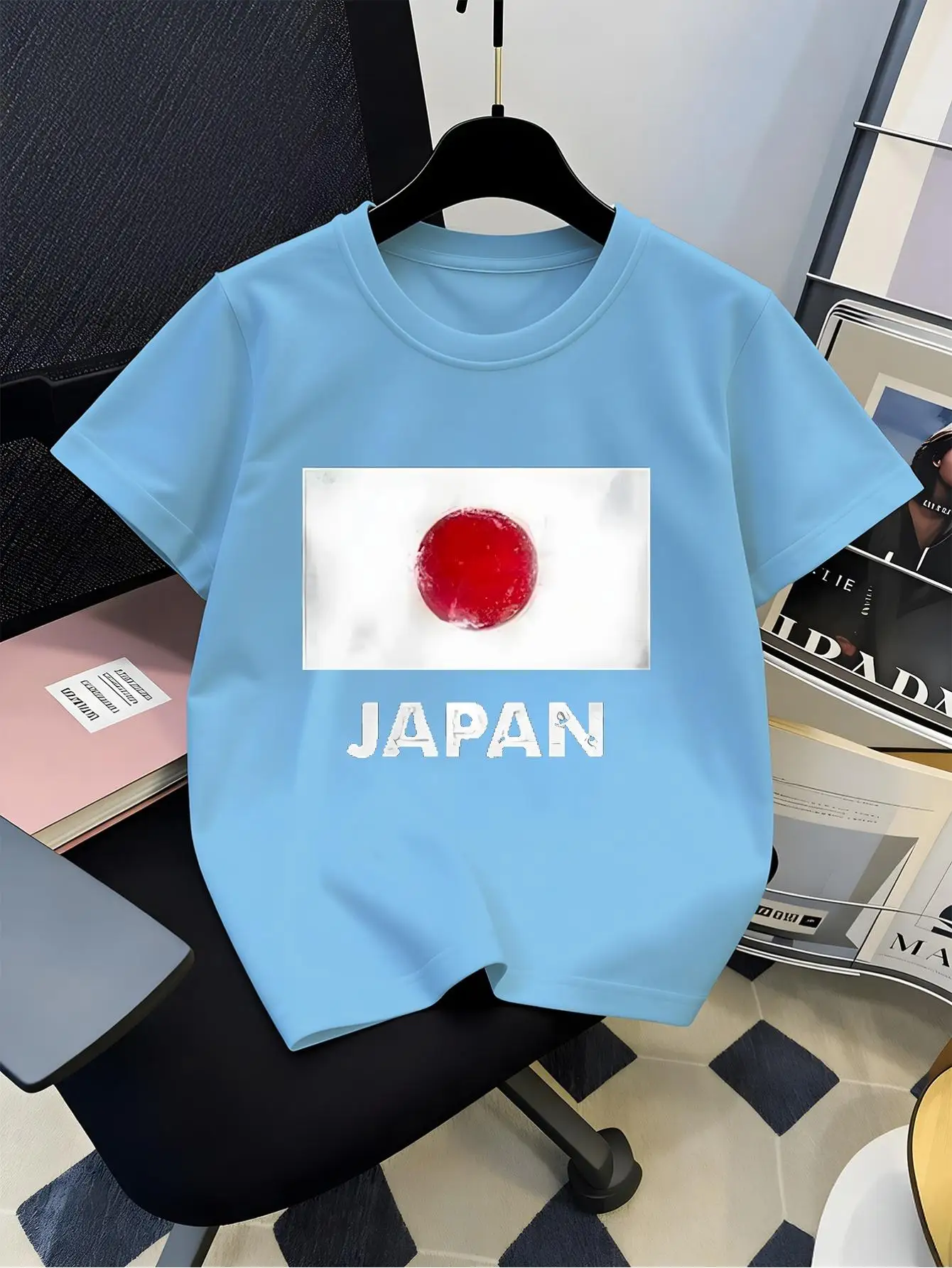 Distressed Japan National Flag Graphic T Shirt For Boys Girls Family Matching Short Sleeve Tee Parent Kids Summer Tops