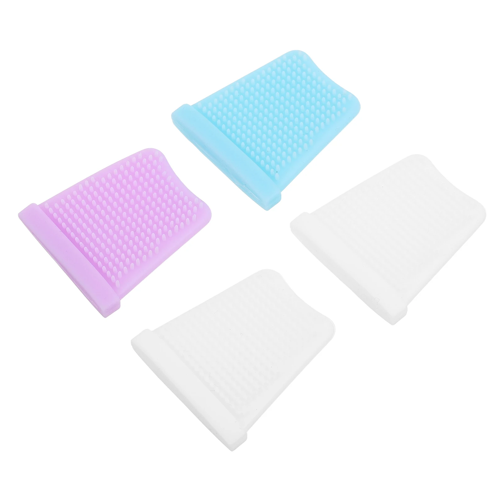4 قطعة مكشطة الجلد سيليكون يغطي الأكمام الواقية أداة إزالة الوجه ملعقة نظيفة لوحة حامي الوجه الغسيل الملحقات