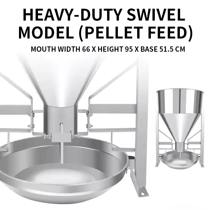

Automatic Pig Feeders, Free-Access Feeders, Heavy-Duty Stainless Steel Pig Troughs, Swing-Type/Rotary Feed Dispensers