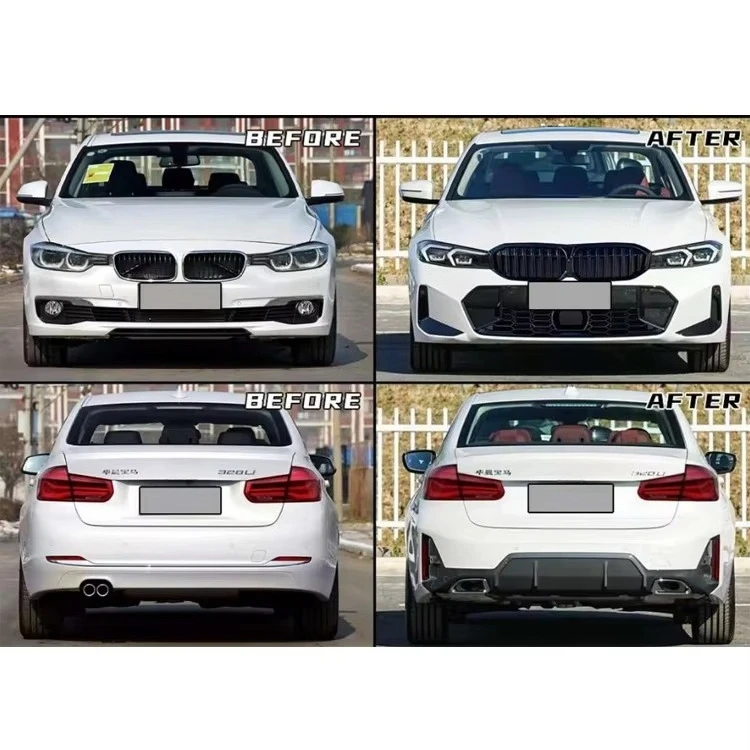 New G20 G28 Style 3 Series F30 F35 Body Kit Front/Rear Bumpers Grille Side Skirts Headlights Hood Fender Taillights Plug Play