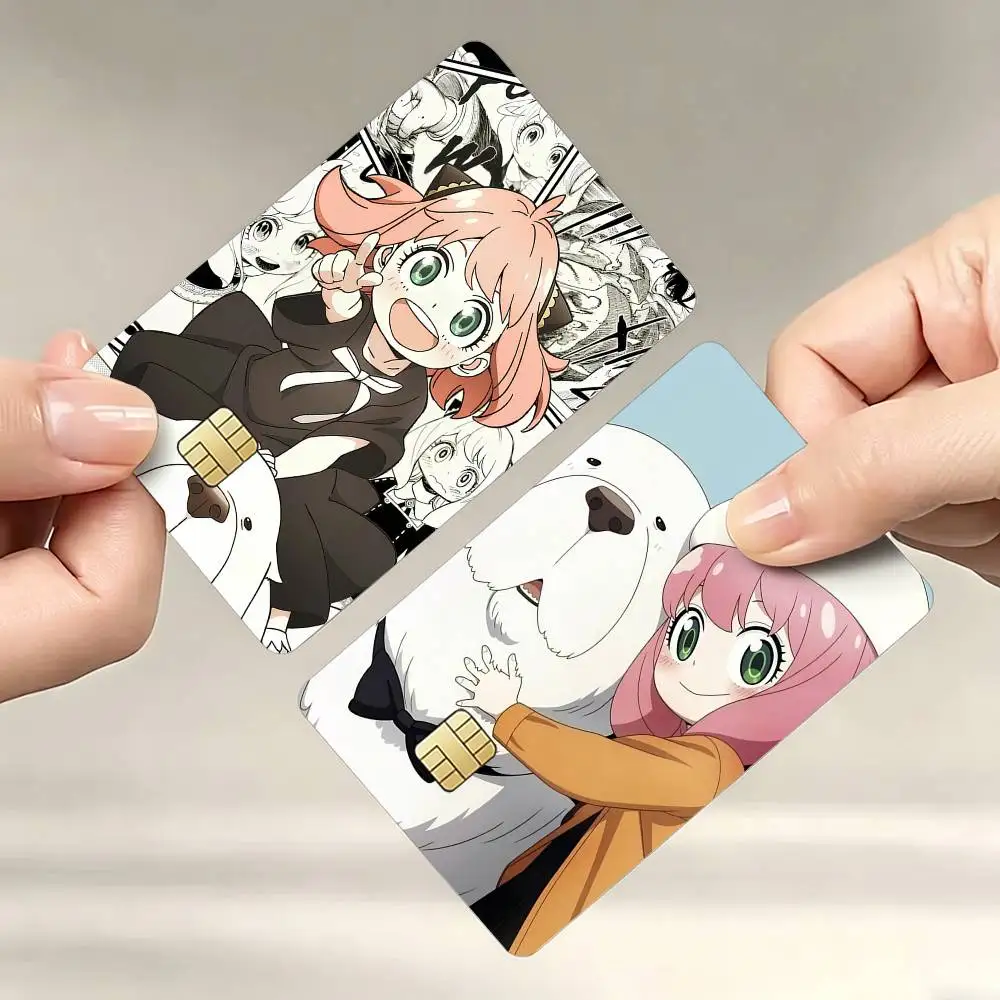 

Anime Spy X Family Decorative Waterproof Film Skin Cover Credit Card Stickers Debit Front Bank Bus Pass