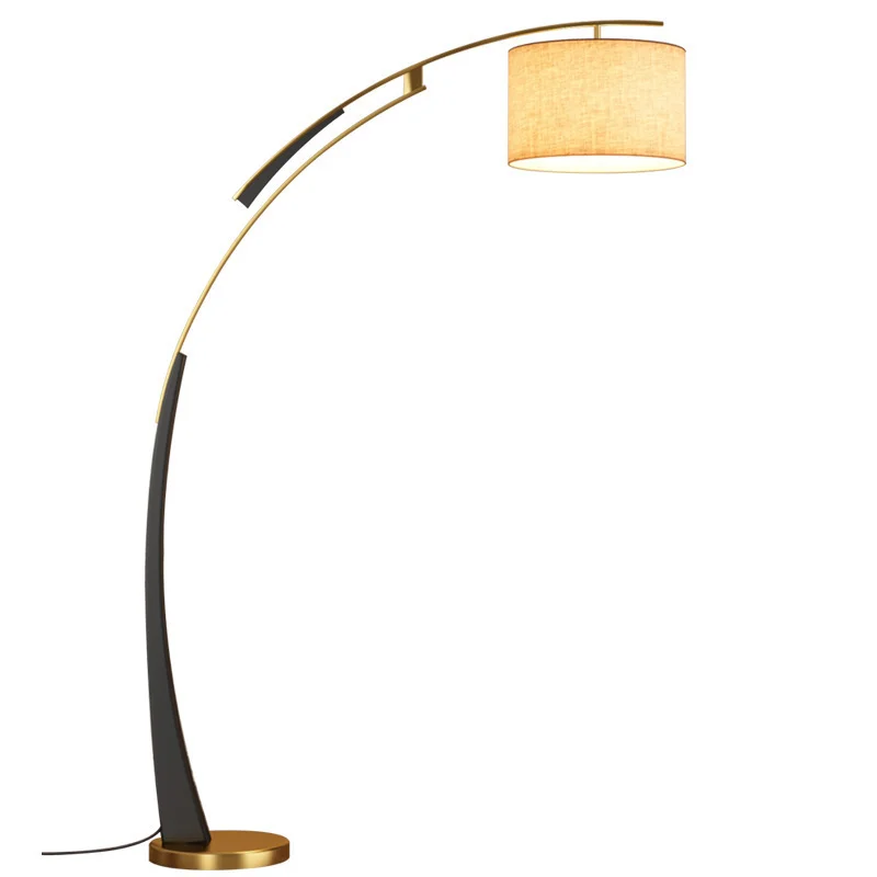 

Simple design floor lamp hotel curved simple floor lamp decoration indoor standing lamp