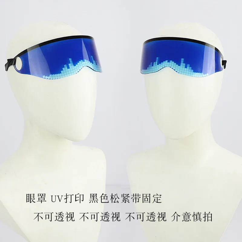 Peruka cosplay Rocket Girl 101 z PUBG Mobile z słuchawkami, prezent na Halloween