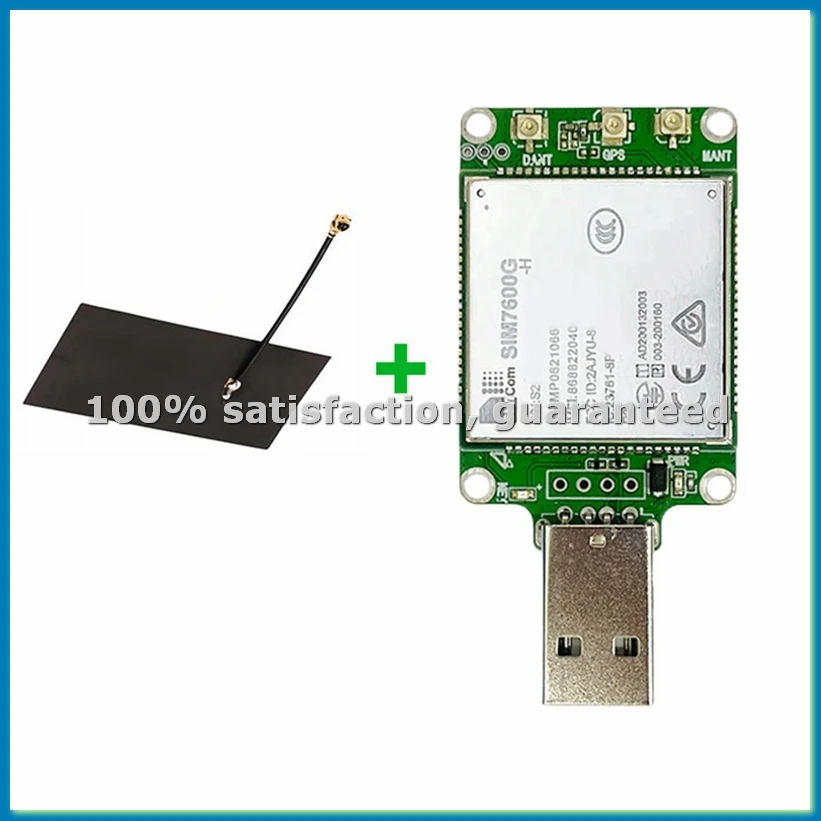 

SIMcom SIM7600G-H LTE CAT4 USB-модем (основная плата) + FPC, поддержка GNSS, плата для разработки - ABRM